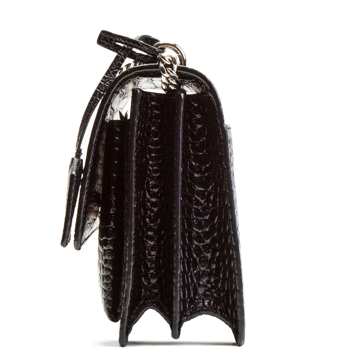 SAINT LAURENT Sunset Croc Embossed