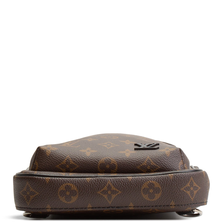 LOUIS VUITTON Monogram Macassar Avenue Sling NM