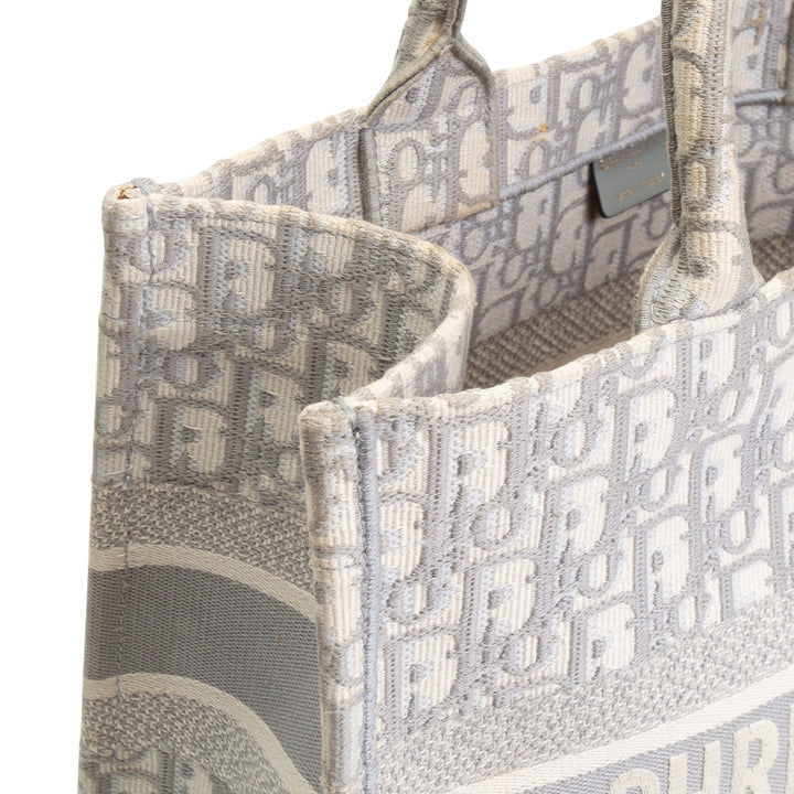 DIOR Oblique Book Tote Medium - Gray OUTLET FINAL SALE