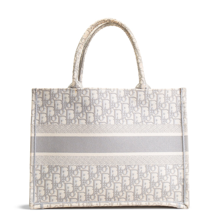 DIOR Oblique Book Tote Medium - Gray OUTLET FINAL SALE