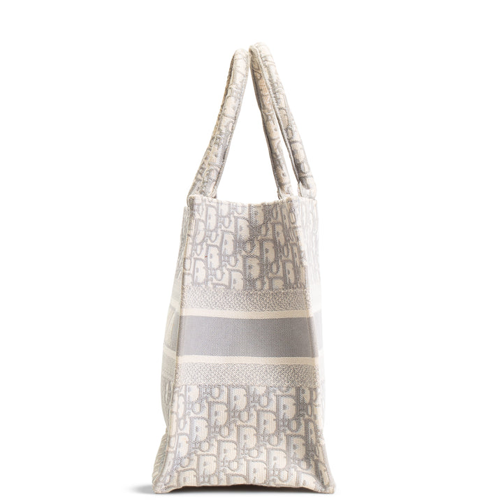 DIOR Oblique Book Tote Medium - Gray OUTLET FINAL SALE