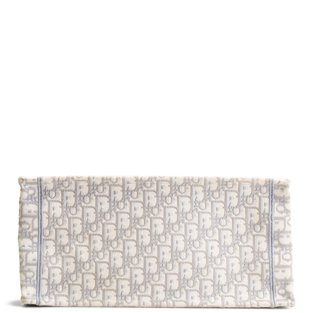 DIOR Oblique Book Tote Medium - Gray OUTLET FINAL SALE