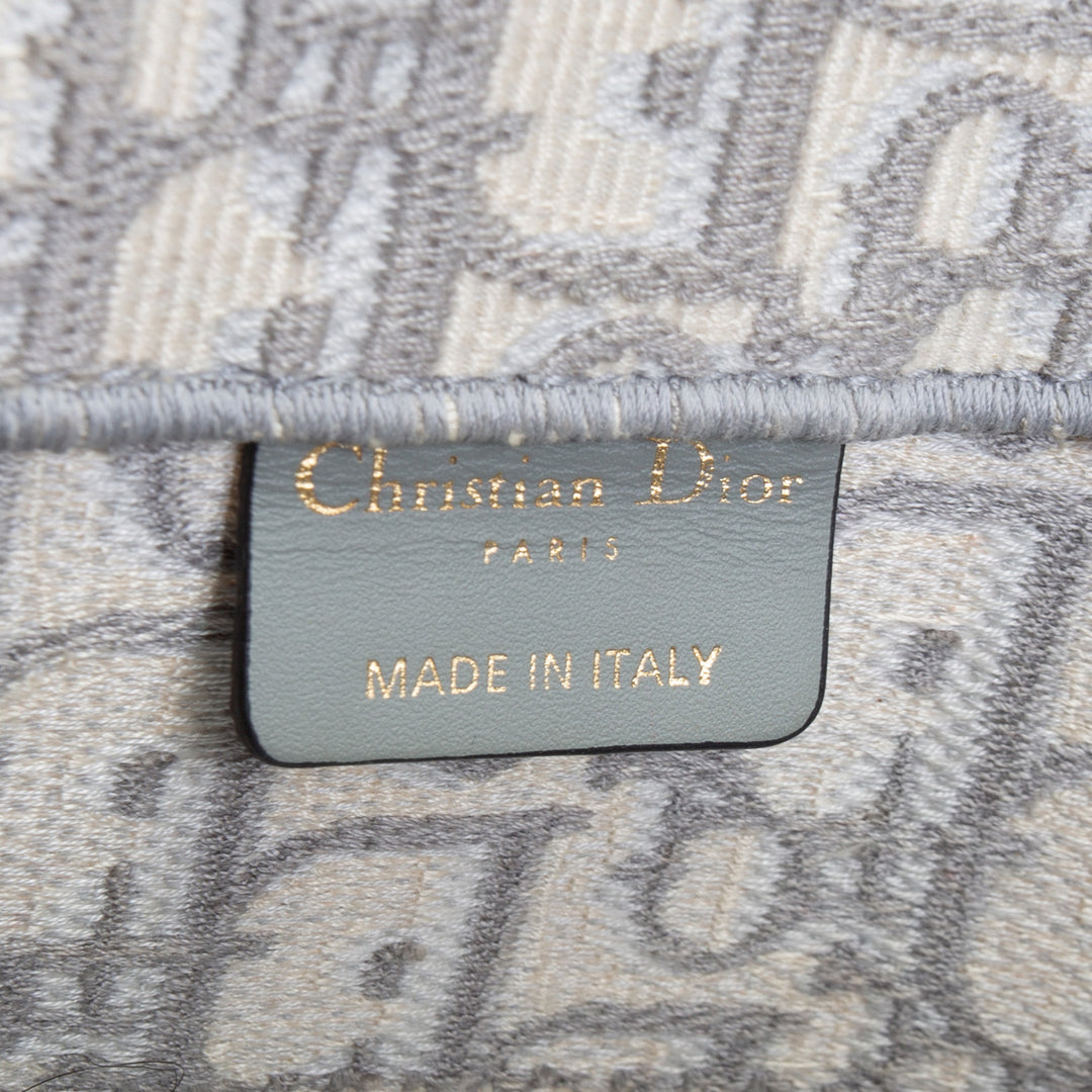 DIOR Oblique Book Tote Medium - Gray OUTLET FINAL SALE
