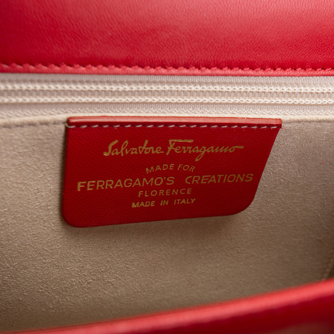 FERRAGAMO Gancini Top Handle Bag