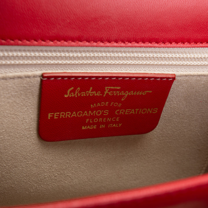 FERRAGAMO Gancini Top Handle Bag