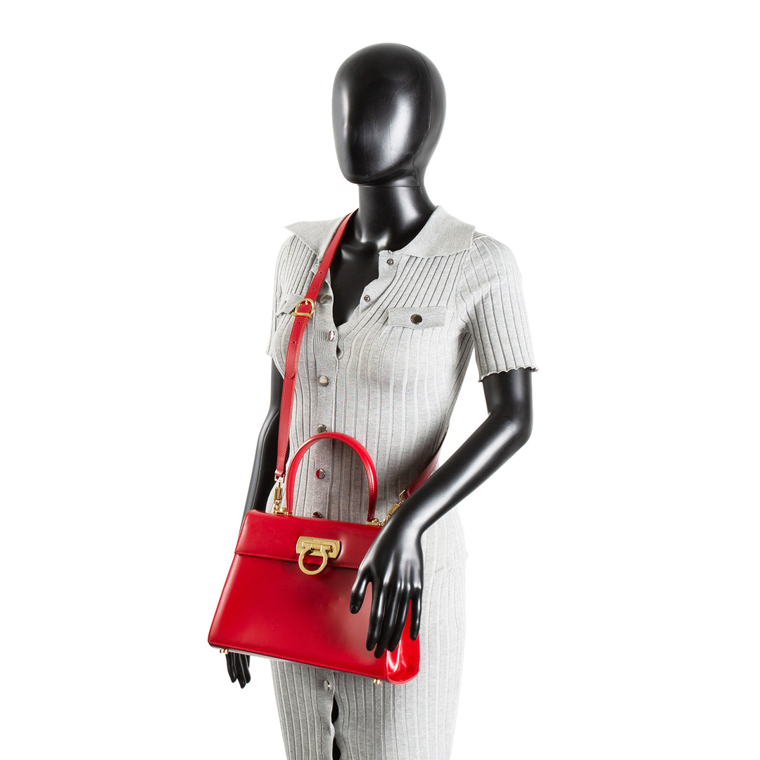 FERRAGAMO Gancini Top Handle Bag