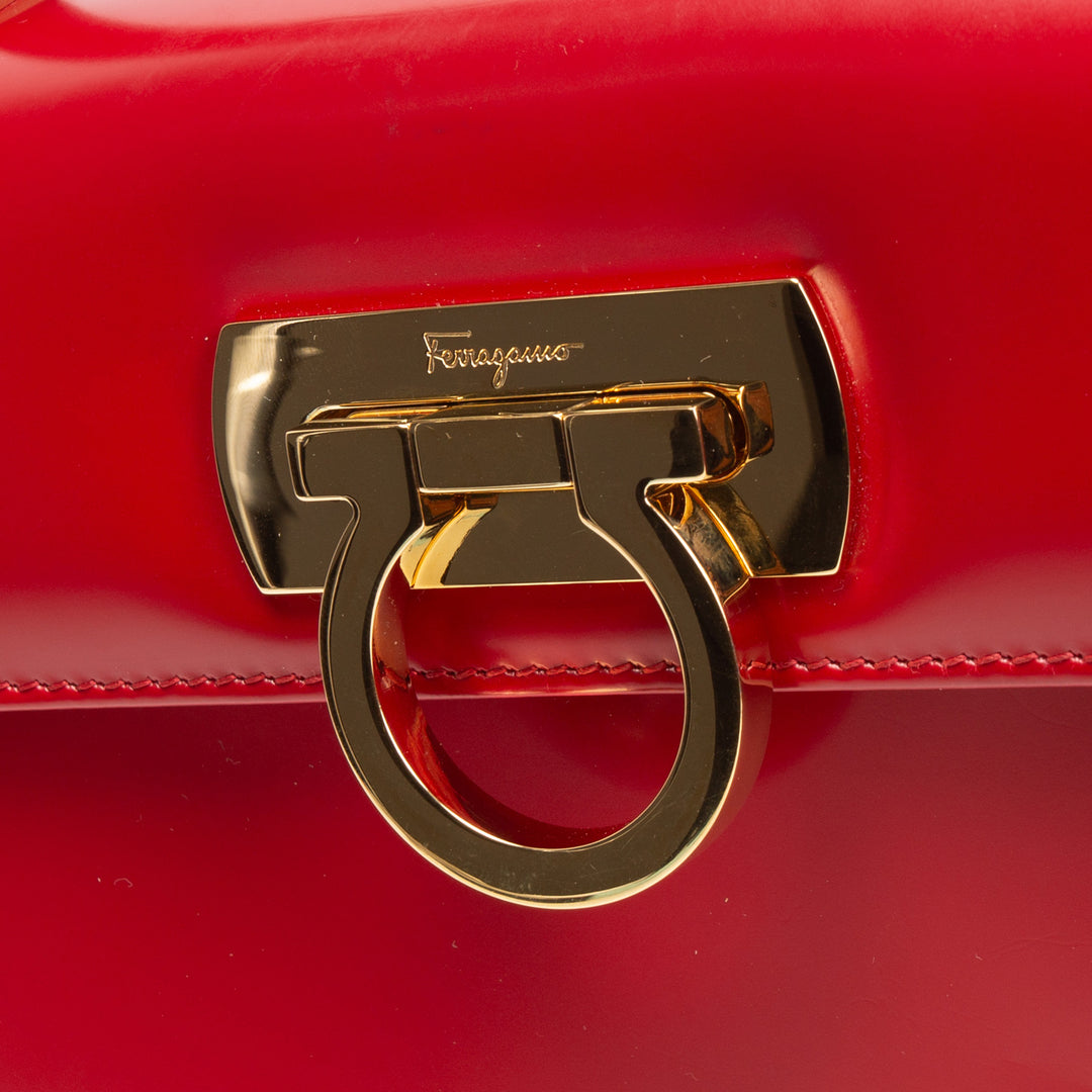 FERRAGAMO Gancini Top Handle Bag