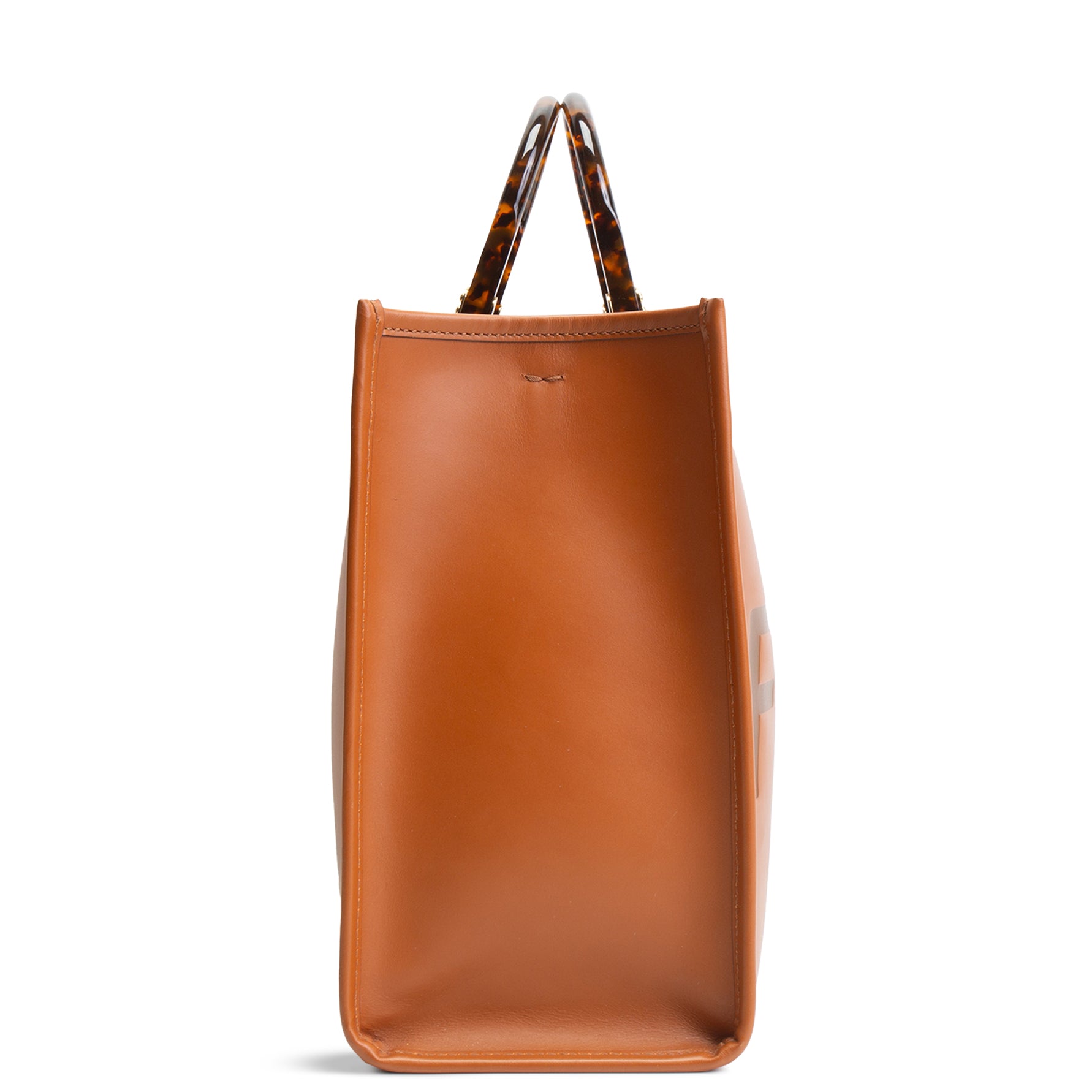 FENDI Sunshine Shopper Tote Medium Leather - Cognac – ALB