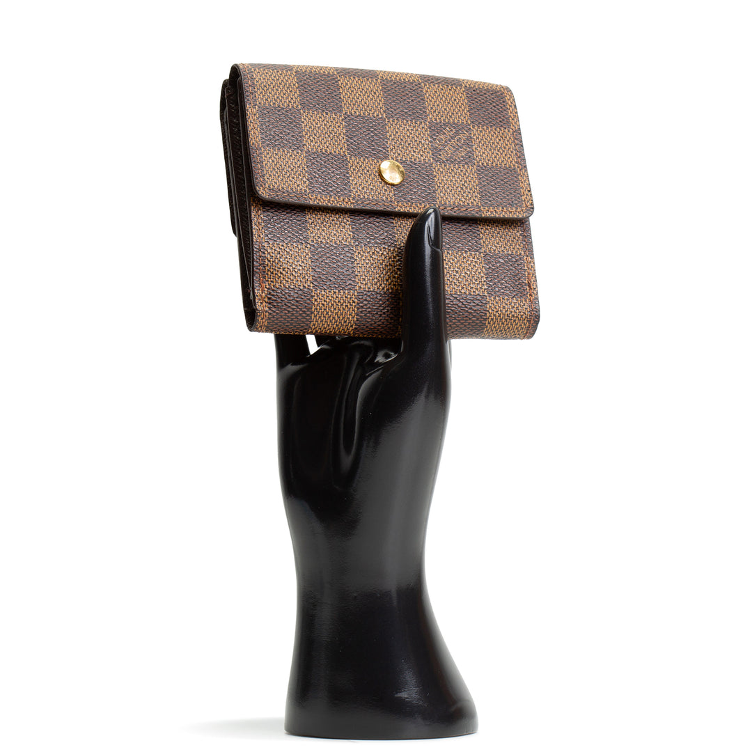LOUIS VUITTON Vintage Damier Ebene Elise Wallet – ALB