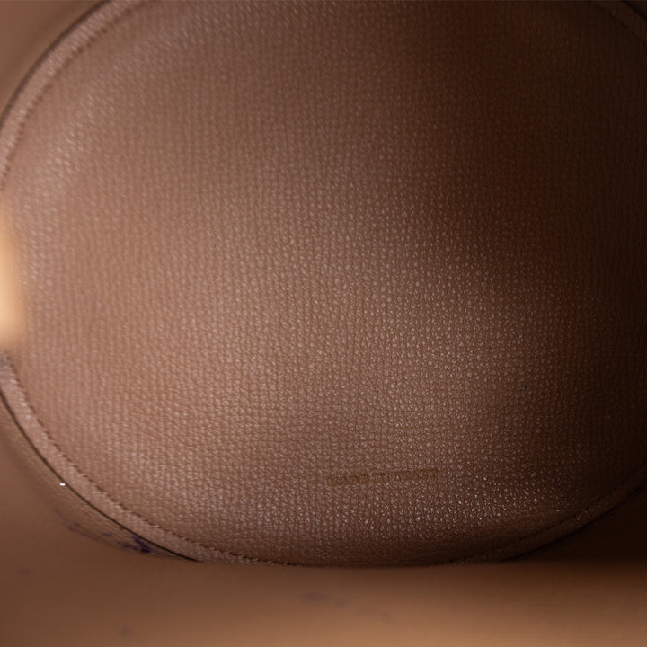 BURBERRY Haymarket Check Lorne Bucket Bag - Small