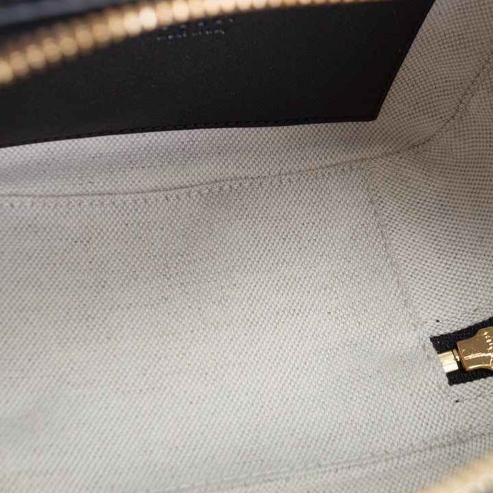 GUCCI Leather Blondie Top Handle - Black