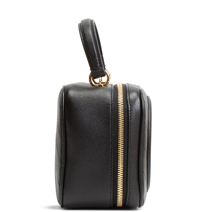 GUCCI Leather Blondie Top Handle - Black