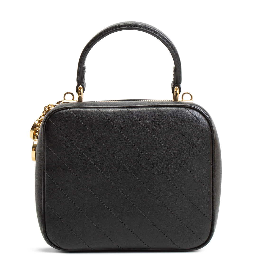 GUCCI Leather Blondie Top Handle - Black