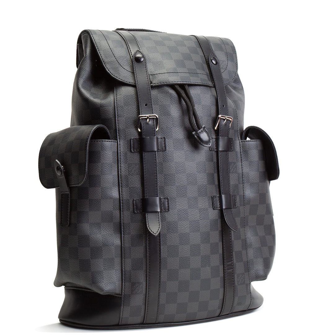 LOUIS VUITTON Christopher Backpack Damier Graphite