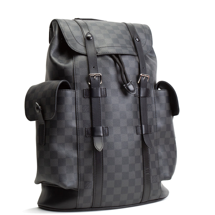 LOUIS VUITTON Christopher Backpack Damier Graphite