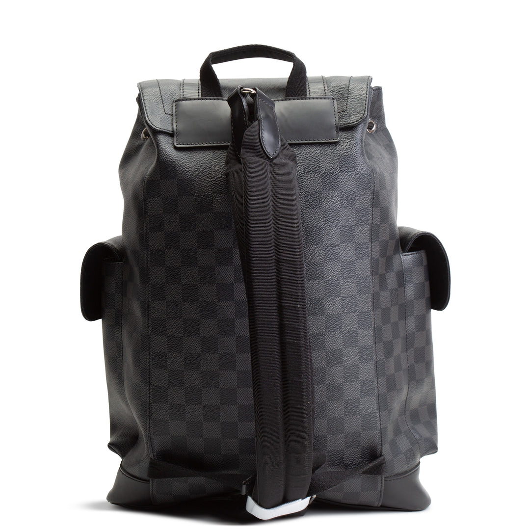 LOUIS VUITTON Christopher Backpack Damier Graphite