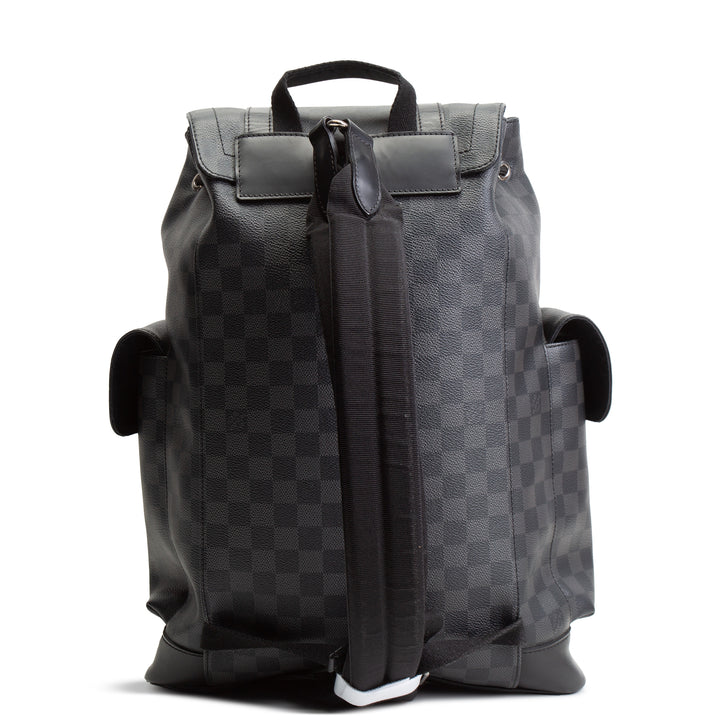 LOUIS VUITTON Christopher Backpack Damier Graphite