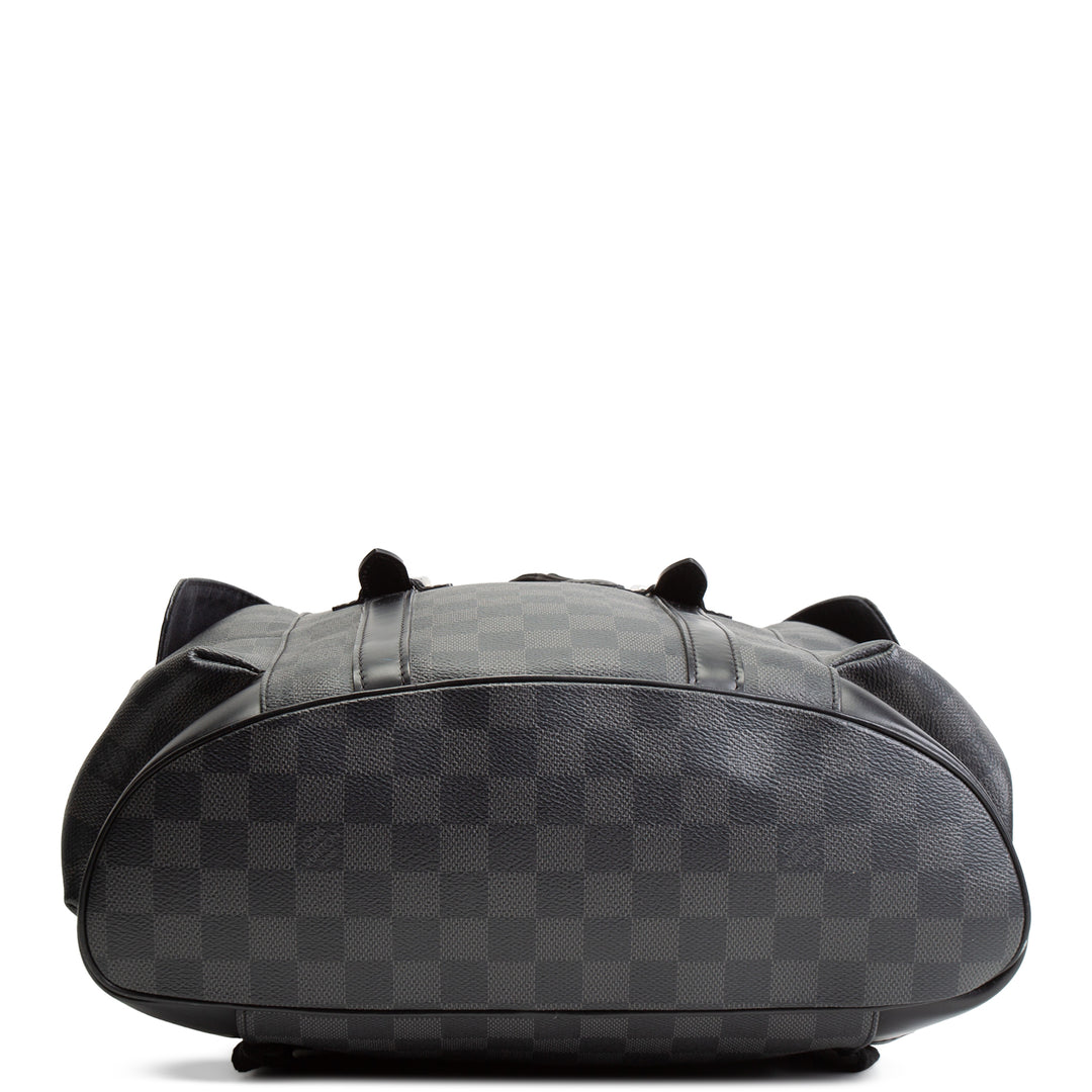 LOUIS VUITTON Christopher Backpack Damier Graphite