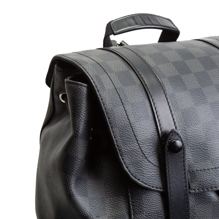 LOUIS VUITTON Christopher Backpack Damier Graphite