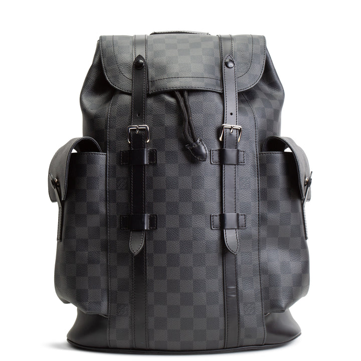 LOUIS VUITTON Christopher Backpack Damier Graphite