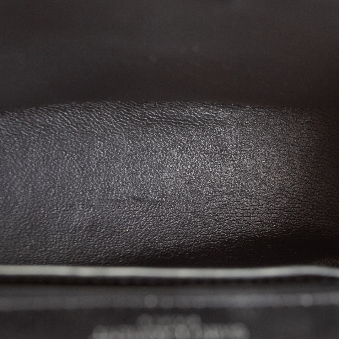 SAINT LAURENT Vicky Monogram Sequin Stripe Bag