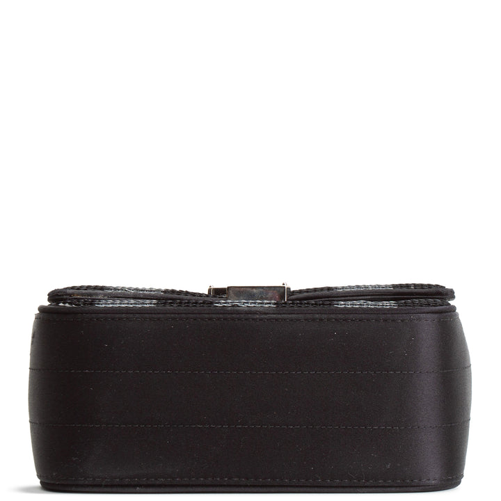 SAINT LAURENT Vicky Monogram Sequin Stripe Bag