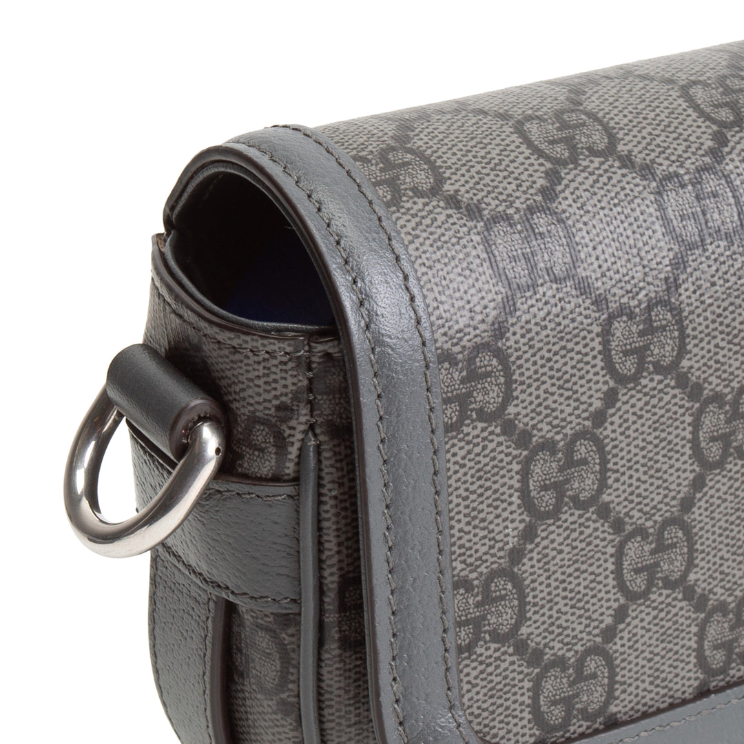 GUCCI Ophidia GG Supreme Grey Shoulder Bag