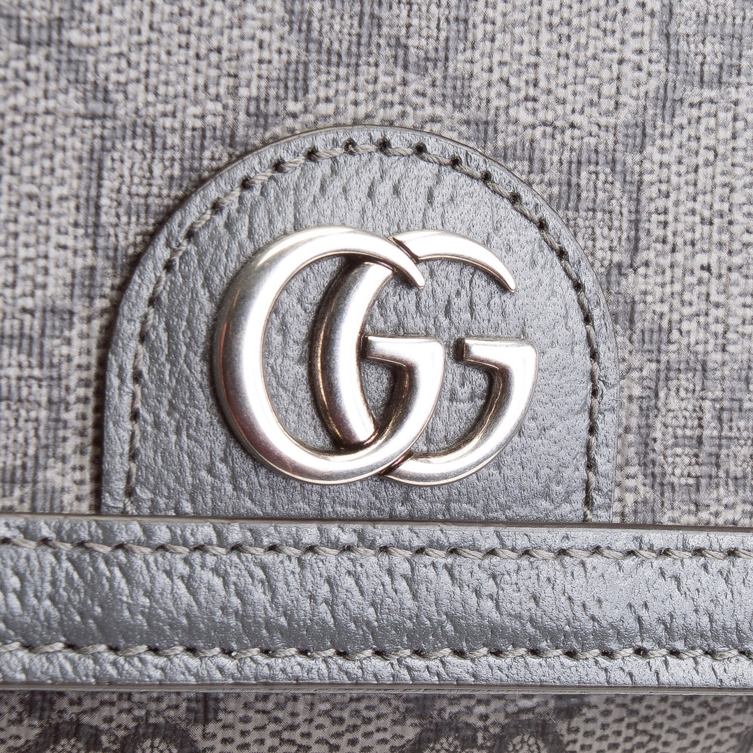 GUCCI Ophidia GG Supreme Grey Shoulder Bag