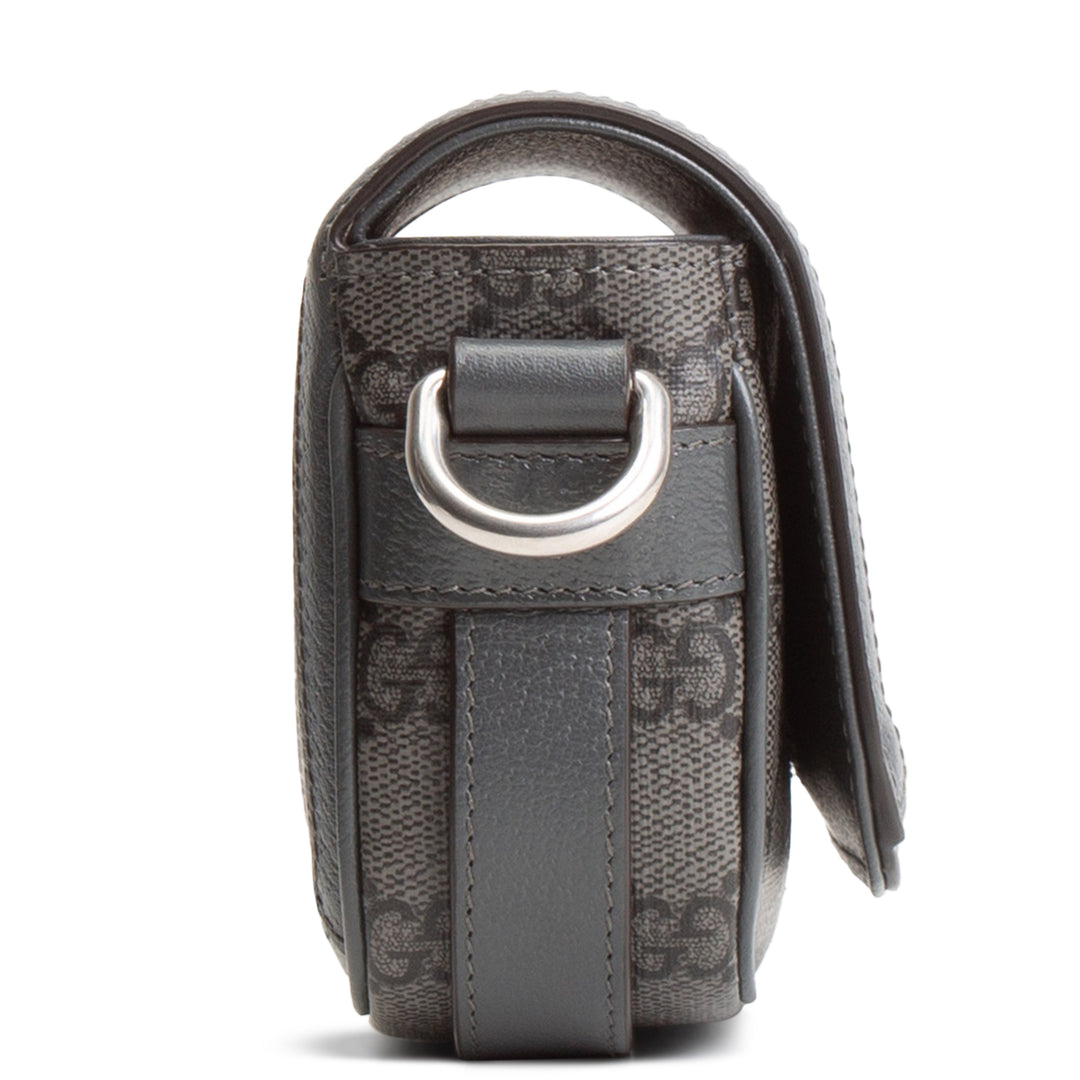 GUCCI Ophidia GG Supreme Grey Shoulder Bag