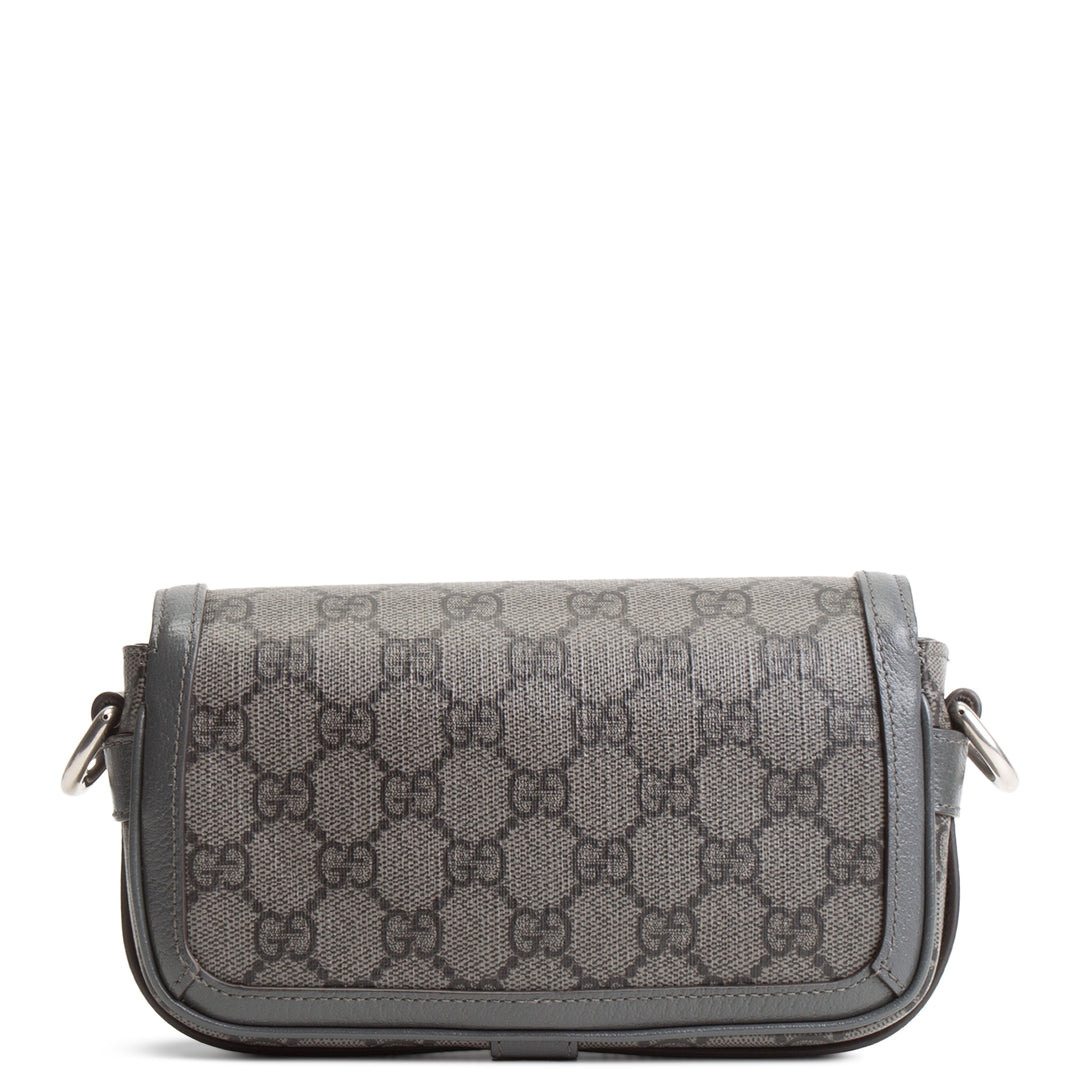GUCCI Ophidia GG Supreme Grey Shoulder Bag