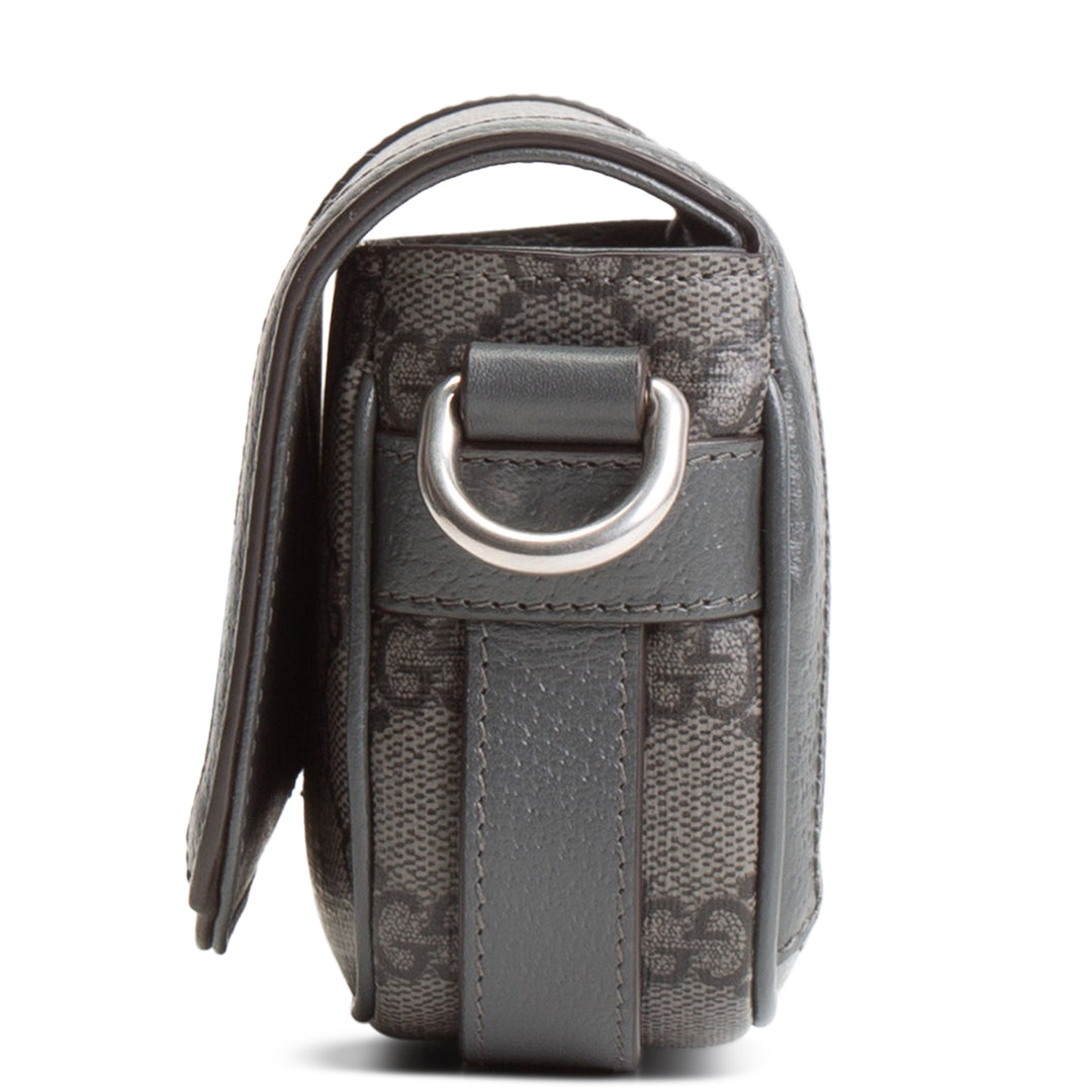 GUCCI Ophidia GG Supreme Grey Shoulder Bag