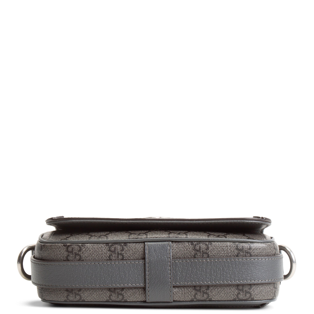 GUCCI Ophidia GG Supreme Grey Shoulder Bag