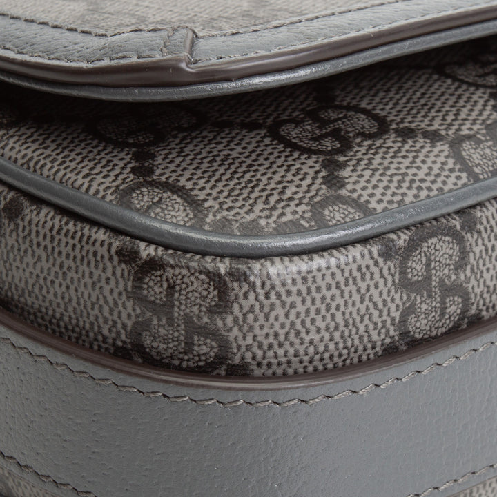 GUCCI Ophidia GG Supreme Grey Shoulder Bag