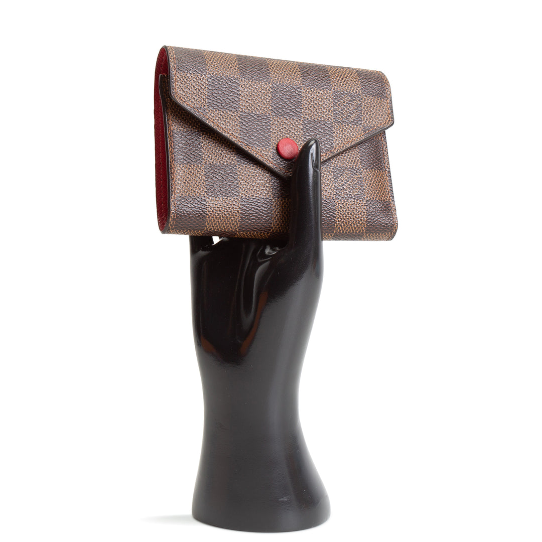 LOUIS VUITTON Victorine Wallet Damier Ebene