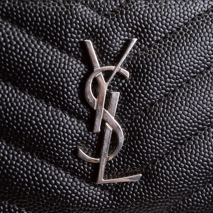 SAINT LAURENT YSL Small Zip Top Card Case