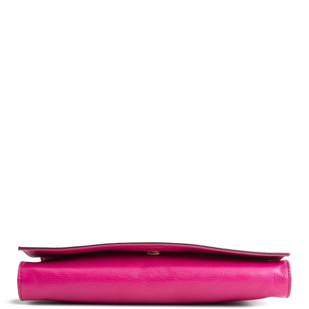 GUCCI Soho Disco Clutch - Magenta