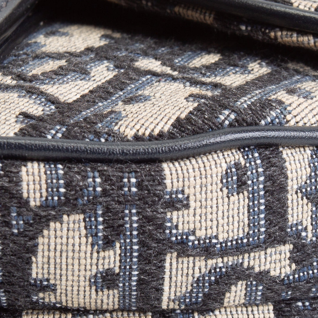 DIOR Mini Dior Saddle Bag Oblique - Blue