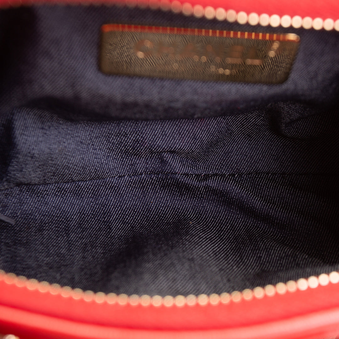 CHANEL CC Mania Double Waist Bag - Red