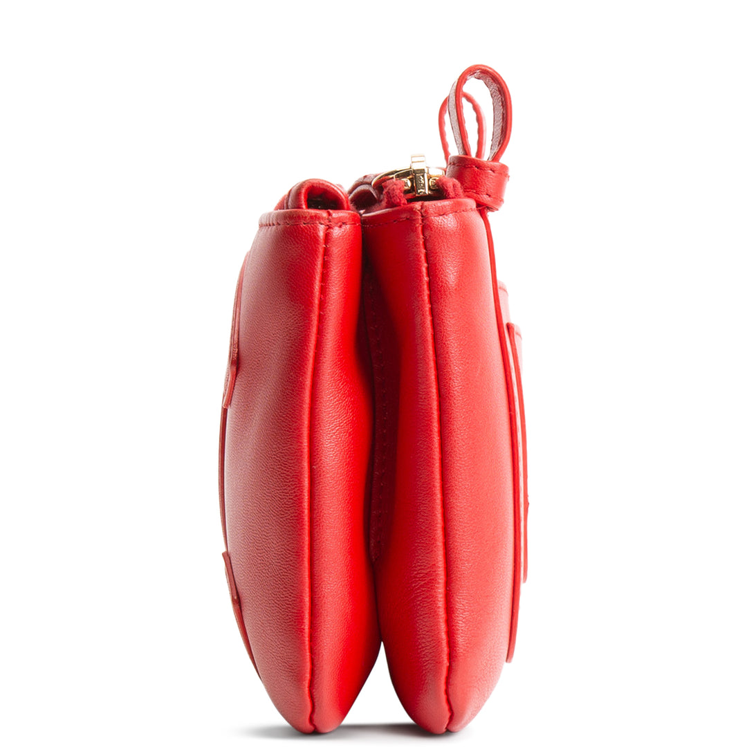 CHANEL CC Mania Double Waist Bag - Red