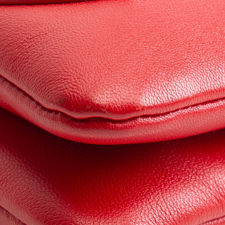 CHANEL CC Mania Double Waist Bag - Red