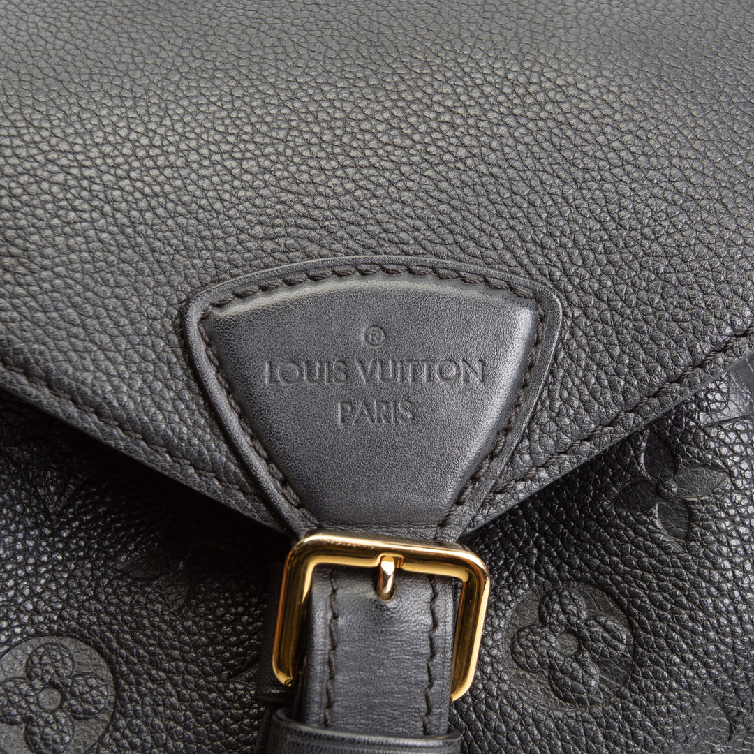 LOUIS VUITTON Monogram Empreinte Montsouris Backpack - Black