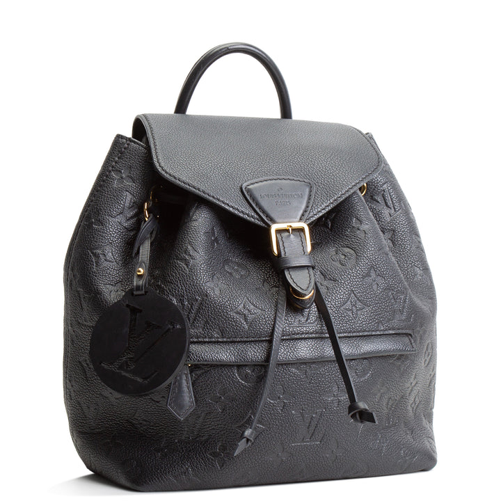 LOUIS VUITTON Monogram Empreinte Montsouris Backpack - Black