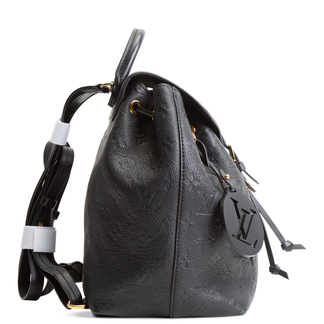LOUIS VUITTON Monogram Empreinte Montsouris Backpack - Black