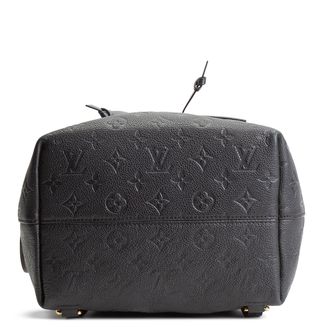 LOUIS VUITTON Monogram Empreinte Montsouris Backpack - Black