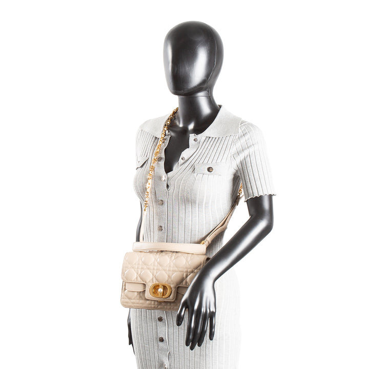 DIOR Jolie Top Handle Bag - Small Cannage Calfskin