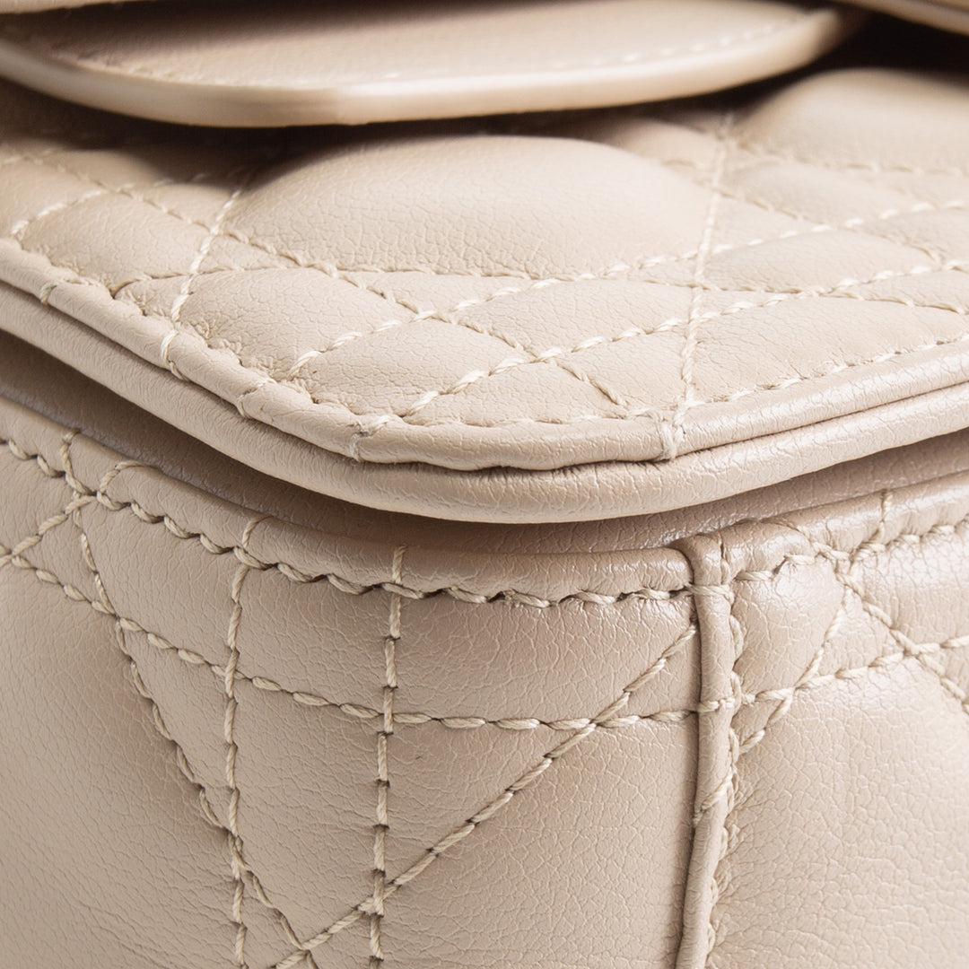 DIOR Jolie Top Handle Bag - Small Cannage Calfskin