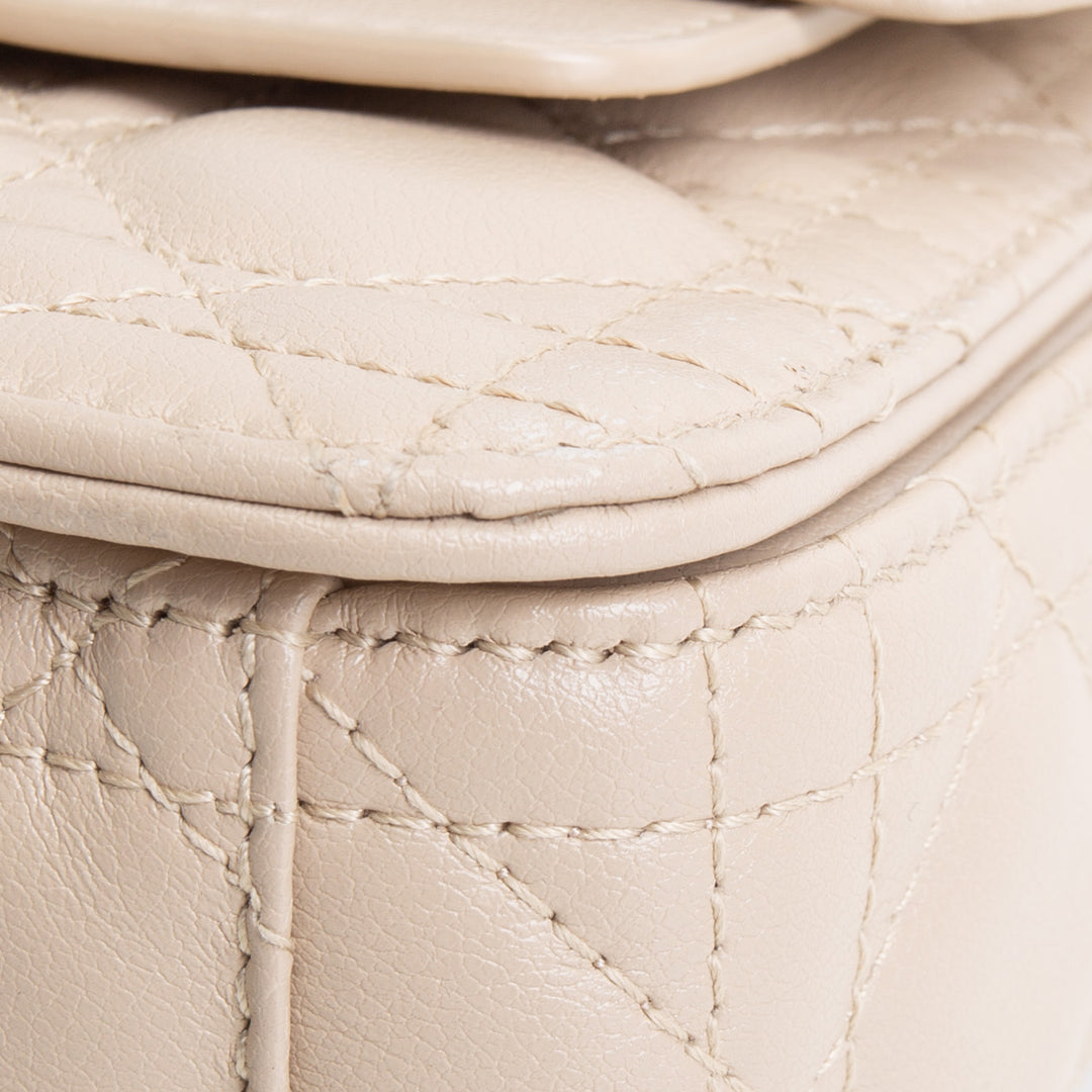 DIOR Jolie Top Handle Bag - Small Cannage Calfskin