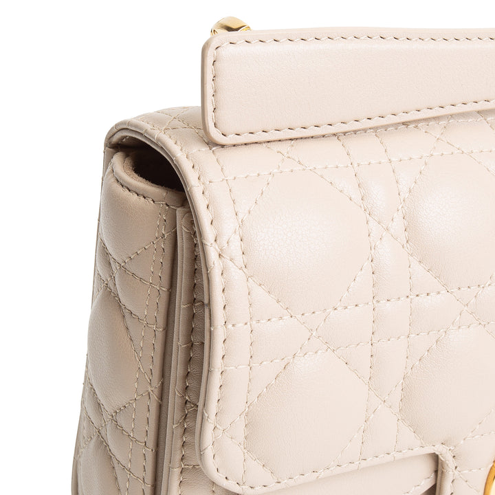 DIOR Jolie Top Handle Bag - Small Cannage Calfskin