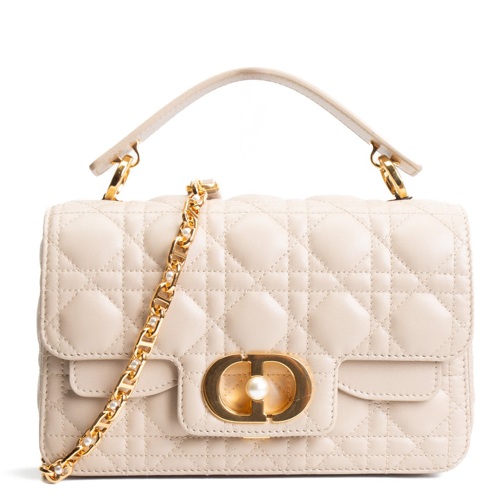 DIOR Jolie Top Handle Bag - Small Cannage Calfskin
