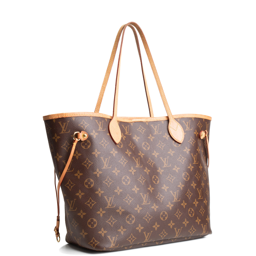 LOUIS VUITTON Neverfull Monogram MM w/ pouch